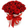 красные розы в шляпной коробке. Хорватия