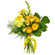 Желтый букет из роз и хризантем. Хорватия
